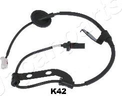 Japanparts ABS-K42 - Датчик ABS, частота вращения колеса autospares.lv