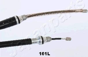 Japanparts BC-161L - Тросик, cтояночный тормоз autospares.lv