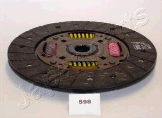 Japanparts DF-598 - Диск сцепления, фрикцион autospares.lv