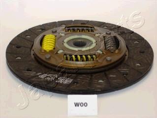 Japanparts DF-W00 - Диск сцепления, фрикцион autospares.lv