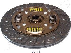 Japanparts DF-W11 - Диск сцепления, фрикцион autospares.lv