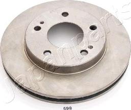 Japanparts DI-598 - Тормозной диск autospares.lv