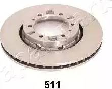 Japanparts DI-511 - Тормозной диск autospares.lv