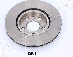 Japanparts DI-051 - Тормозной диск autospares.lv