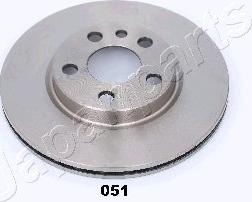 Japanparts DI-051 - Тормозной диск autospares.lv