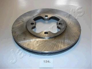 Japanparts DI-124 - Тормозной диск autospares.lv