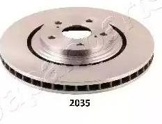 Japanparts DI-2035 - Тормозной диск autospares.lv