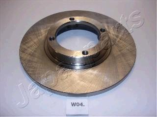 Japanparts DI-W04 - Тормозной диск autospares.lv