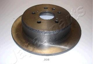 Japanparts DP-205 - Тормозной диск autospares.lv