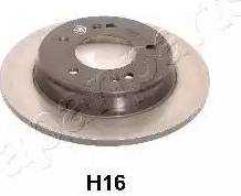 Japanparts DP-H16 - Тормозной диск autospares.lv