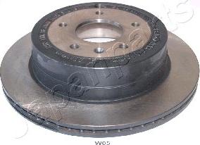 Japanparts DP-W05 - Тормозной диск autospares.lv