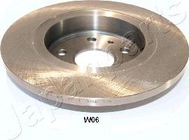 Japanparts DP-W06 - Тормозной диск autospares.lv