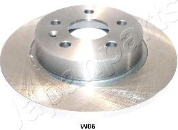 Japanparts DP-W06 - Тормозной диск autospares.lv