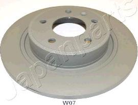 Japanparts DP-W07 - Тормозной диск autospares.lv