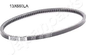 Japanparts DT-13X660LA - Клиновой ремень, поперечные рёбра autospares.lv