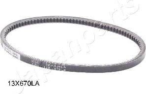 Japanparts DT-13X670LA - Клиновой ремень, поперечные рёбра autospares.lv