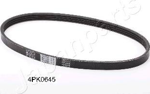 Japanparts DV-4PK0645 - Поликлиновой ремень autospares.lv