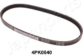 Japanparts DV-4PK0640 - Поликлиновой ремень autospares.lv