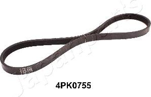 Japanparts DV-4PK0755 - Поликлиновой ремень autospares.lv