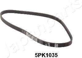 Japanparts DV-5PK1035 - Поликлиновой ремень autospares.lv