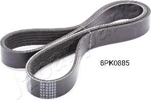 Japanparts DV-6PK0885 - Поликлиновой ремень autospares.lv