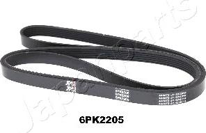 Japanparts DV-6PK2205 - Поликлиновой ремень autospares.lv