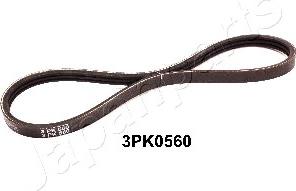 Japanparts DV-3PK0560 - Поликлиновой ремень autospares.lv