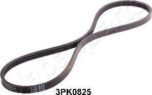 Japanparts DV-3PK0825 - Поликлиновой ремень autospares.lv