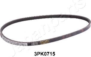 Japanparts DV-3PK0715 - Поликлиновой ремень autospares.lv