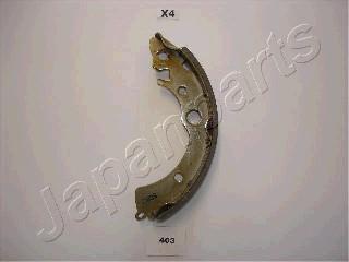 Japanparts GF-403AF - Комплект тормозных колодок, барабанные autospares.lv