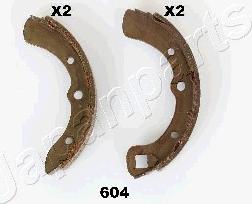 Japanparts GF-604AF - Комплект тормозных колодок, барабанные autospares.lv