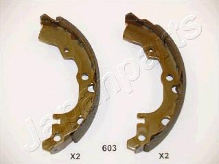 Japanparts GF-603AF - Комплект тормозных колодок, барабанные autospares.lv