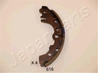 Japanparts GF-616AF - Комплект тормозных колодок, барабанные autospares.lv