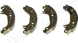 Japanparts GF-0611AF - Комплект тормозных колодок, барабанные autospares.lv