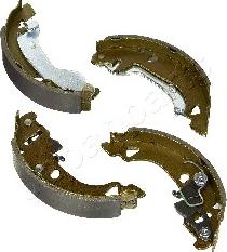 Japanparts GF-0204AF - Комплект тормозных колодок, барабанные autospares.lv