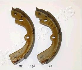 Japanparts GF-134AF - Комплект тормозных колодок, барабанные autospares.lv