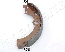 Japanparts GF-820AF - Комплект тормозных колодок, барабанные autospares.lv