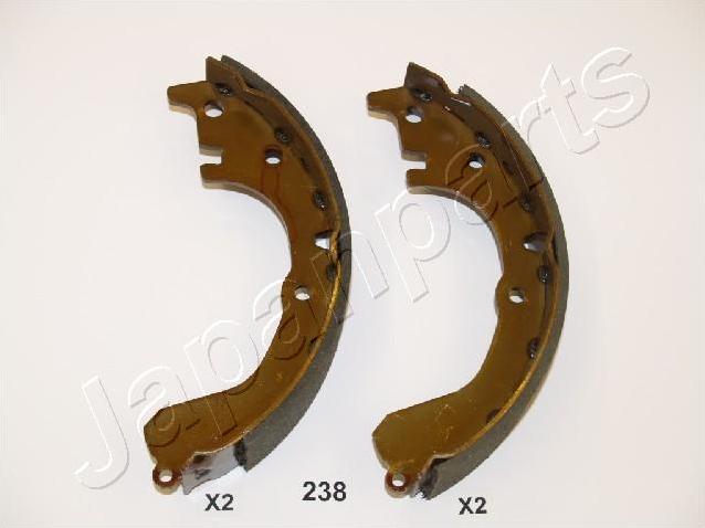 Japanparts GF-238AF - Комплект тормозных колодок, барабанные autospares.lv