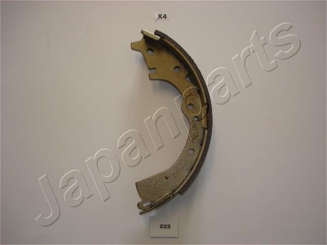 Japanparts GF-222AF - Комплект тормозных колодок, барабанные autospares.lv