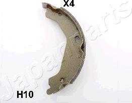 Japanparts GF-H10AF - Комплект тормозов, ручник, парковка autospares.lv