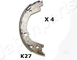 Japanparts GF-K27AF - Комплект тормозов, ручник, парковка autospares.lv