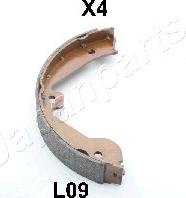 Japanparts GF-L09AF - Комплект тормозов, ручник, парковка autospares.lv