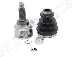 Japanparts GI-836 - Шарнирный комплект, ШРУС, приводной вал autospares.lv