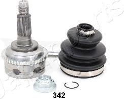 Japanparts GI-342 - Шарнирный комплект, ШРУС, приводной вал autospares.lv