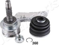 Japanparts GI-360 - Шарнирный комплект, ШРУС, приводной вал autospares.lv