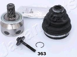 Japanparts GI-363 - Шарнирный комплект, ШРУС, приводной вал autospares.lv