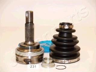 Japanparts GI-231 - Шарнирный комплект, ШРУС, приводной вал autospares.lv