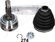 Japanparts GI-274 - Шарнирный комплект, ШРУС, приводной вал autospares.lv