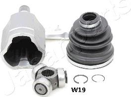 Japanparts GI-W19 - Шарнирный комплект, ШРУС, приводной вал autospares.lv