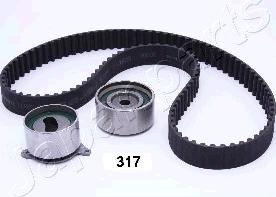 Japanparts KDD-317 - Комплект зубчатого ремня ГРМ autospares.lv